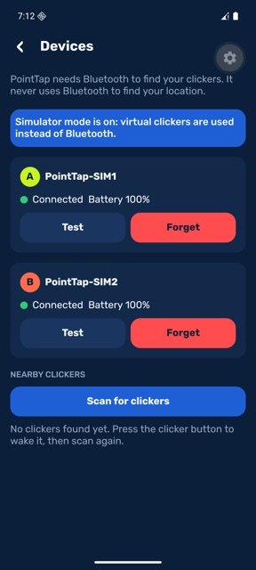 Clicker devices